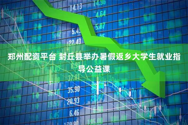 郑州配资平台 封丘县举办暑假返乡大学生就业指导公益课